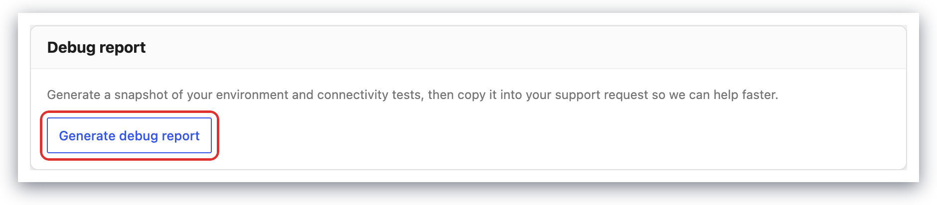 Copy the debug info