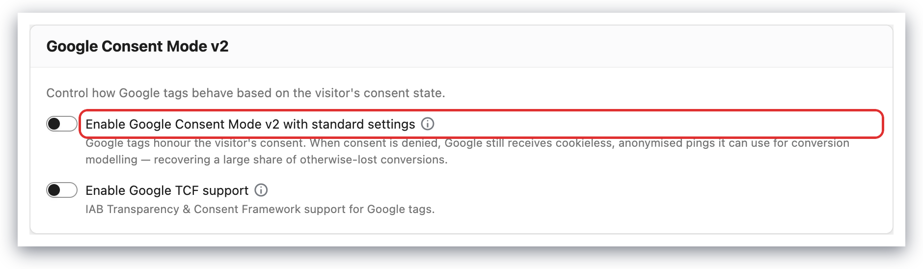 Google Consent Mode 1
