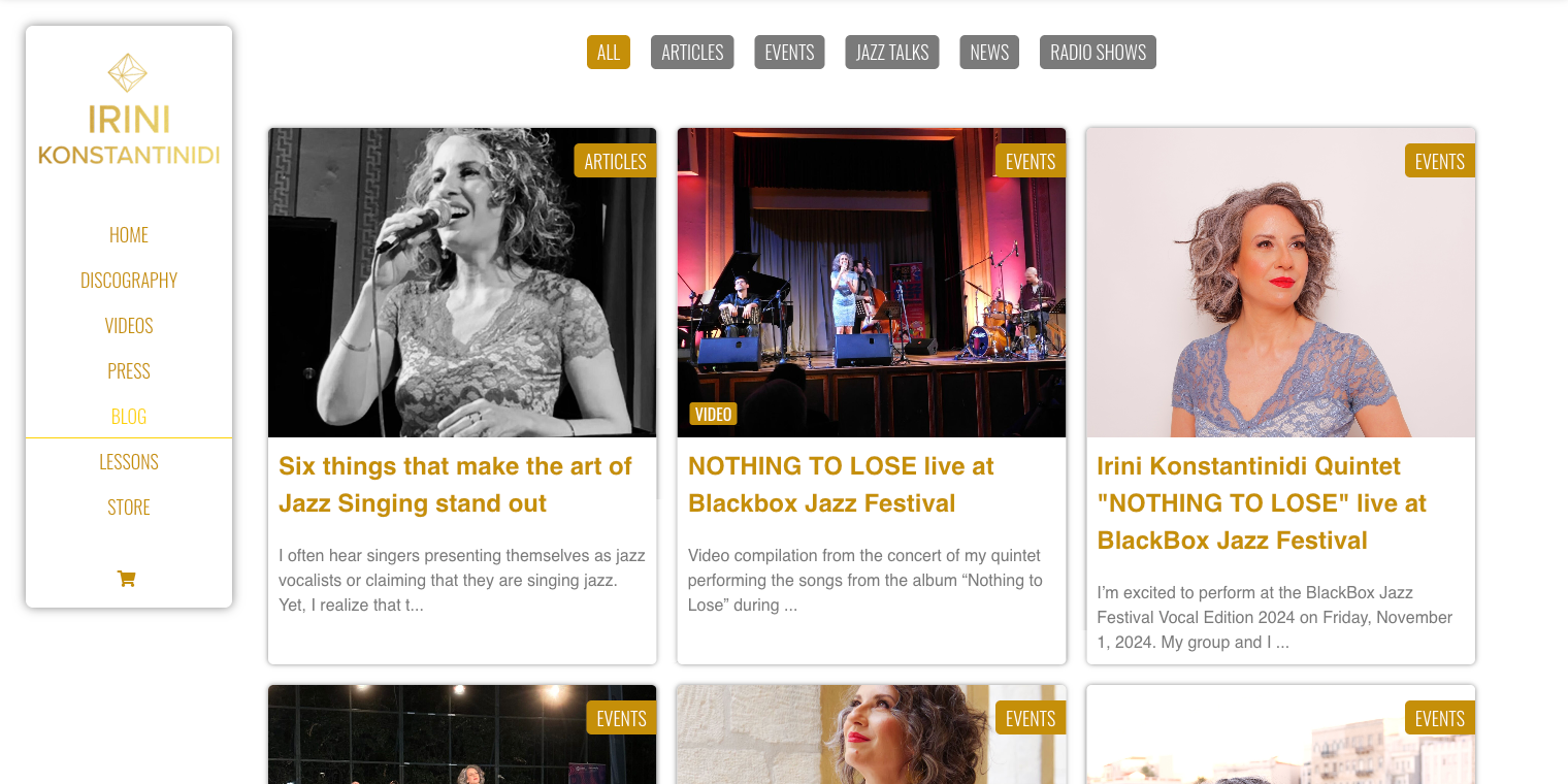 IriniKonstantinidi website blog page