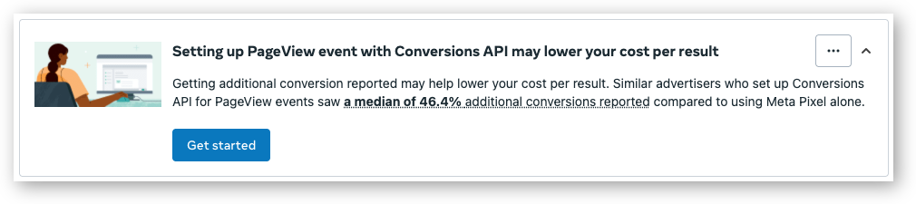 Meta PageView Warning