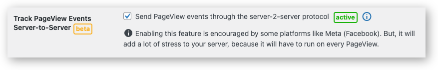 Meta PageView Warning