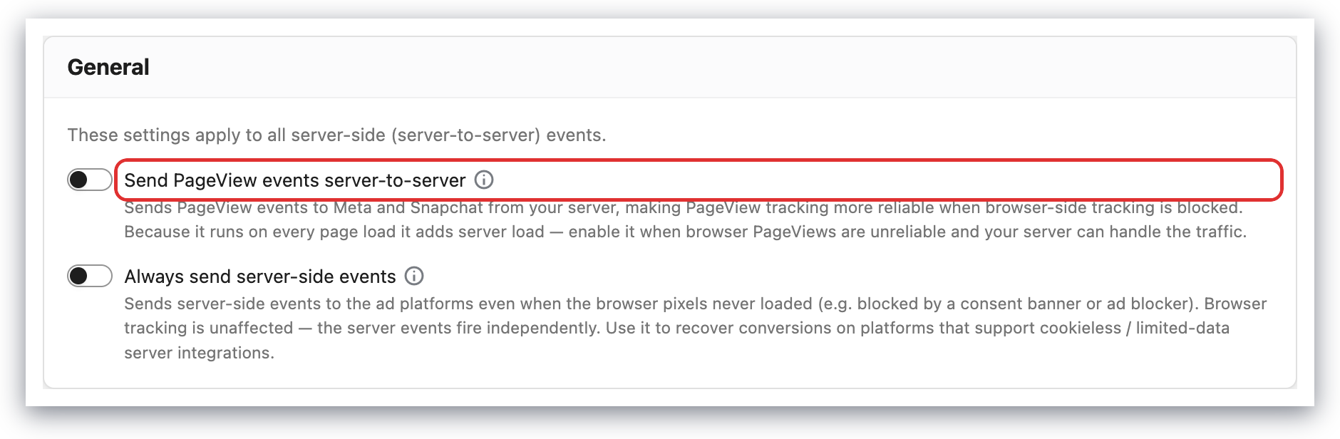 Server 2 Server Pageview
