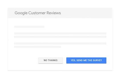 Survey Opt-in on Order Confirmation Page